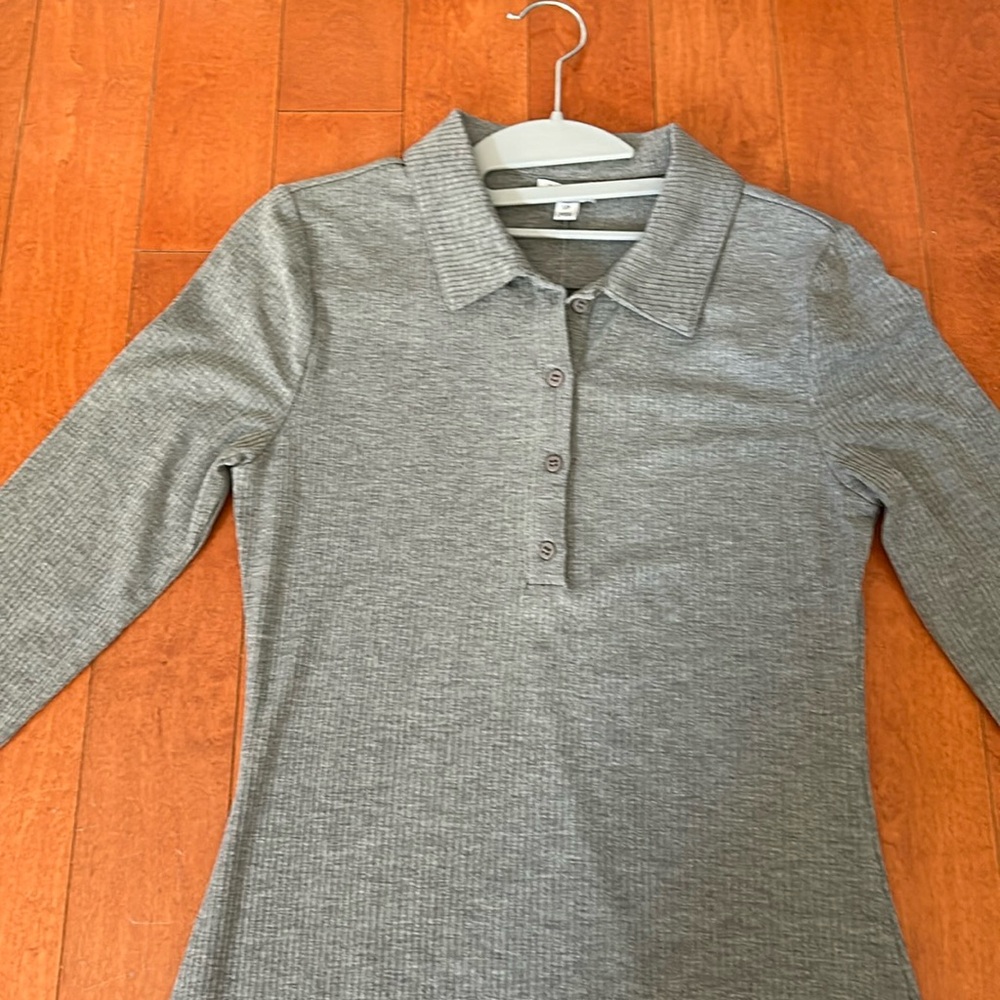 Ribbed long sleeves dress duo